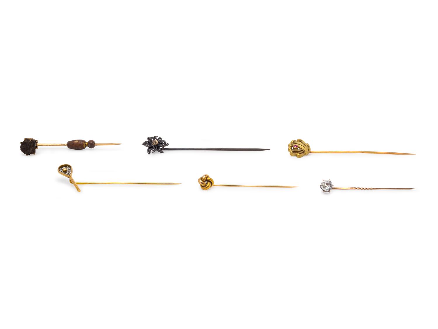 A Collection of Stickpins,