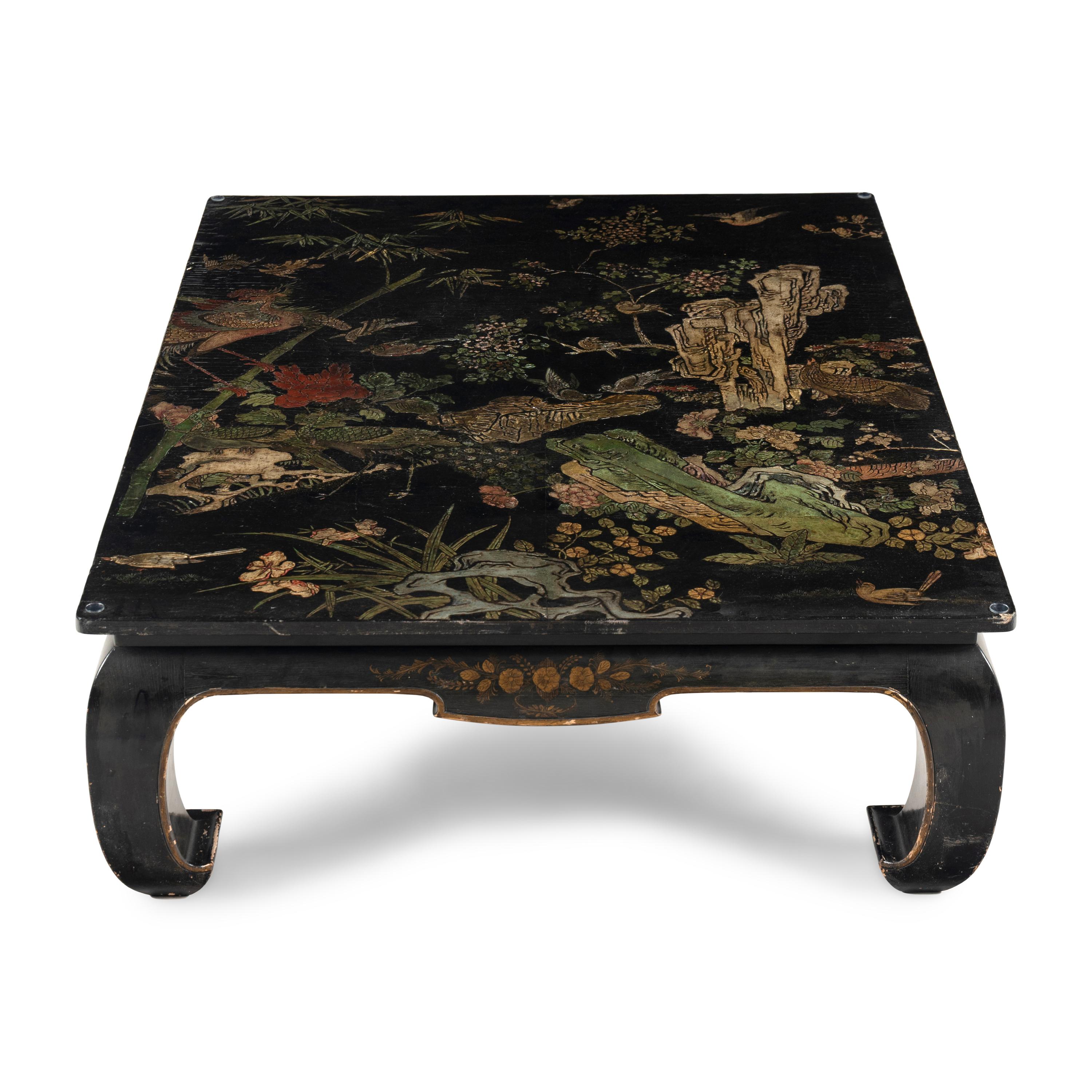 A Chinese Lacquer Low Table