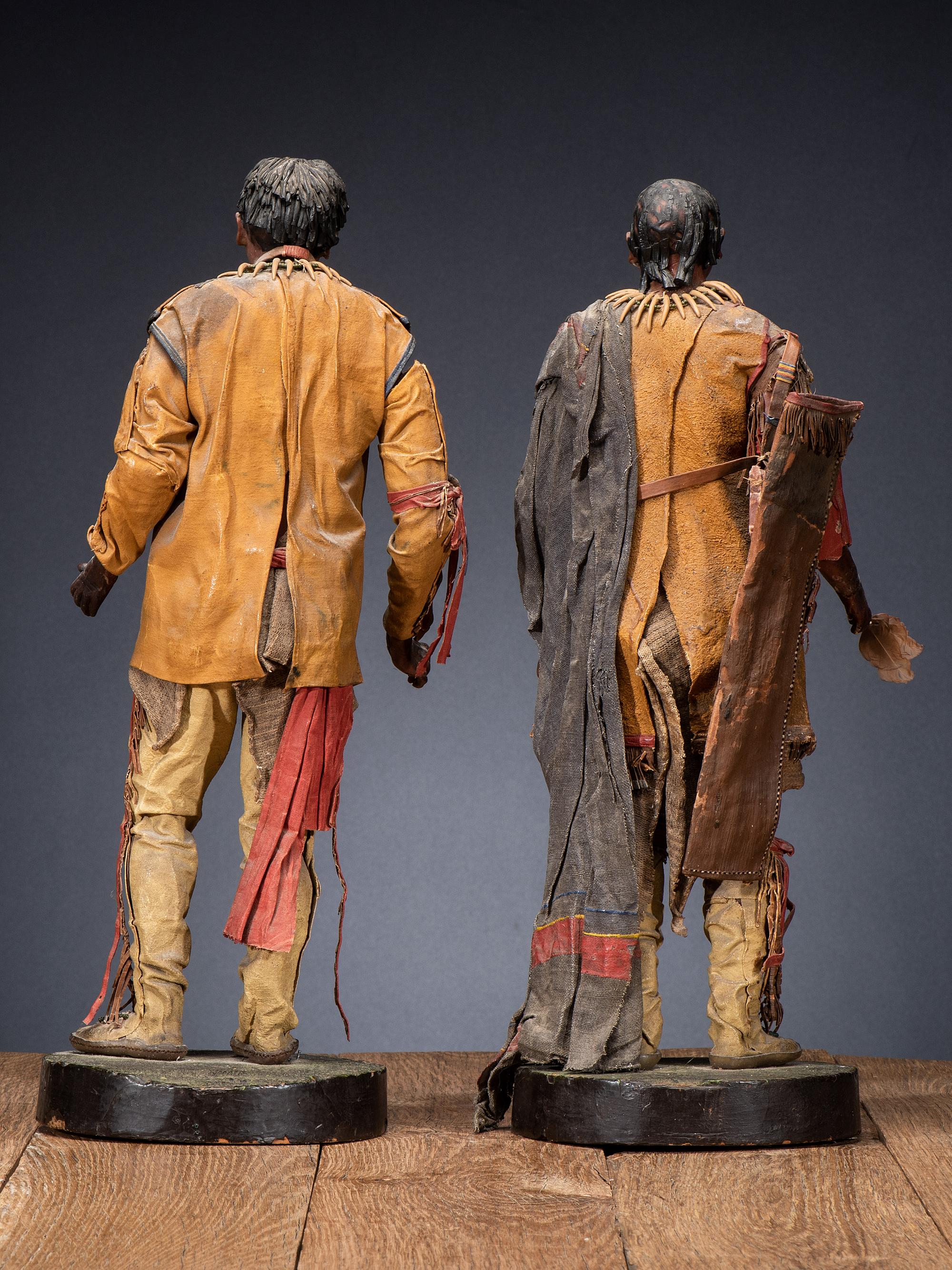 European Upper Missouri Wax Figures, Modeled After Karl Bodmer's Mandan