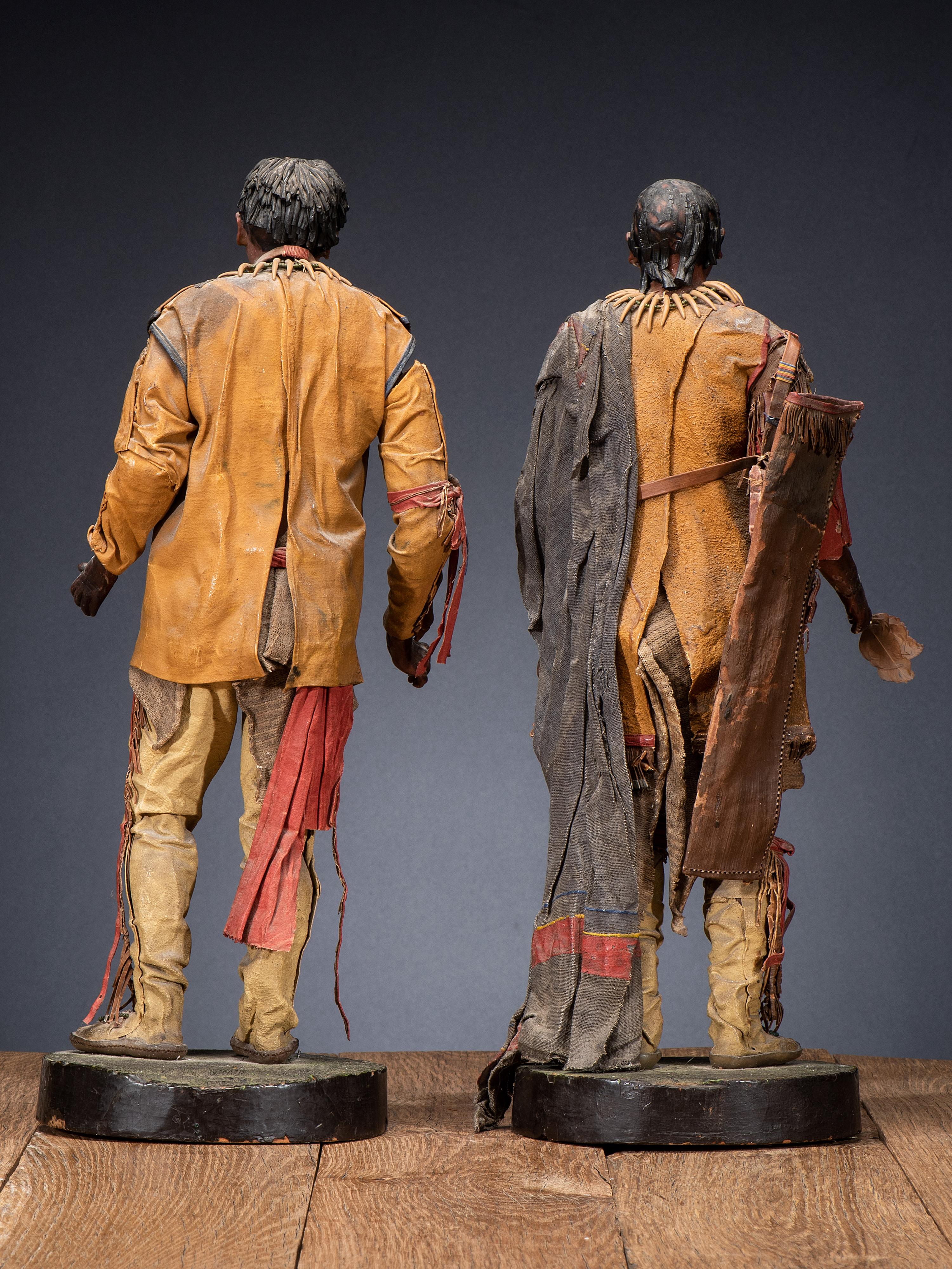 European Upper Missouri Wax Figures, Modeled After Karl Bodmer's Mandan