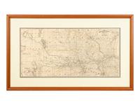 A Group of 13 maps of Chicago and Illinois, comprising: