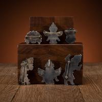 Zuni Mosaic and Channel Inlay Pins / Brooches