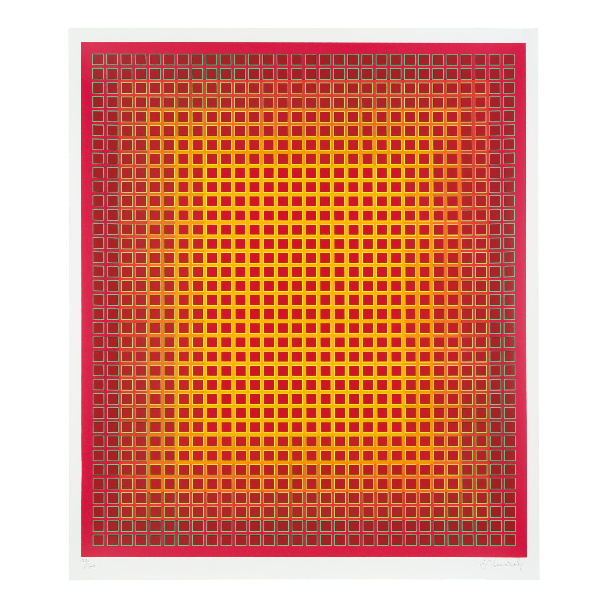 Julian Stanczak (American/Polish, 1928–2017) — A pair of screenprints ( Trespass , 1979; Sequential Chroma, 1981)