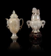 Two Carved Agate Articles