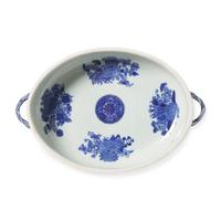A Chinese Export Porcelain Blue Fitzhugh Covered Tureen
