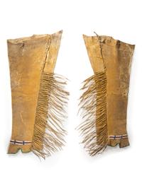 Cheyenne / Arapaho Beaded Hide Leggings