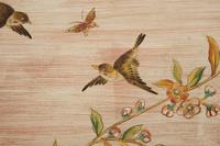A Silvered and Chinoiserie Decorated Serpentine Console Cabinet