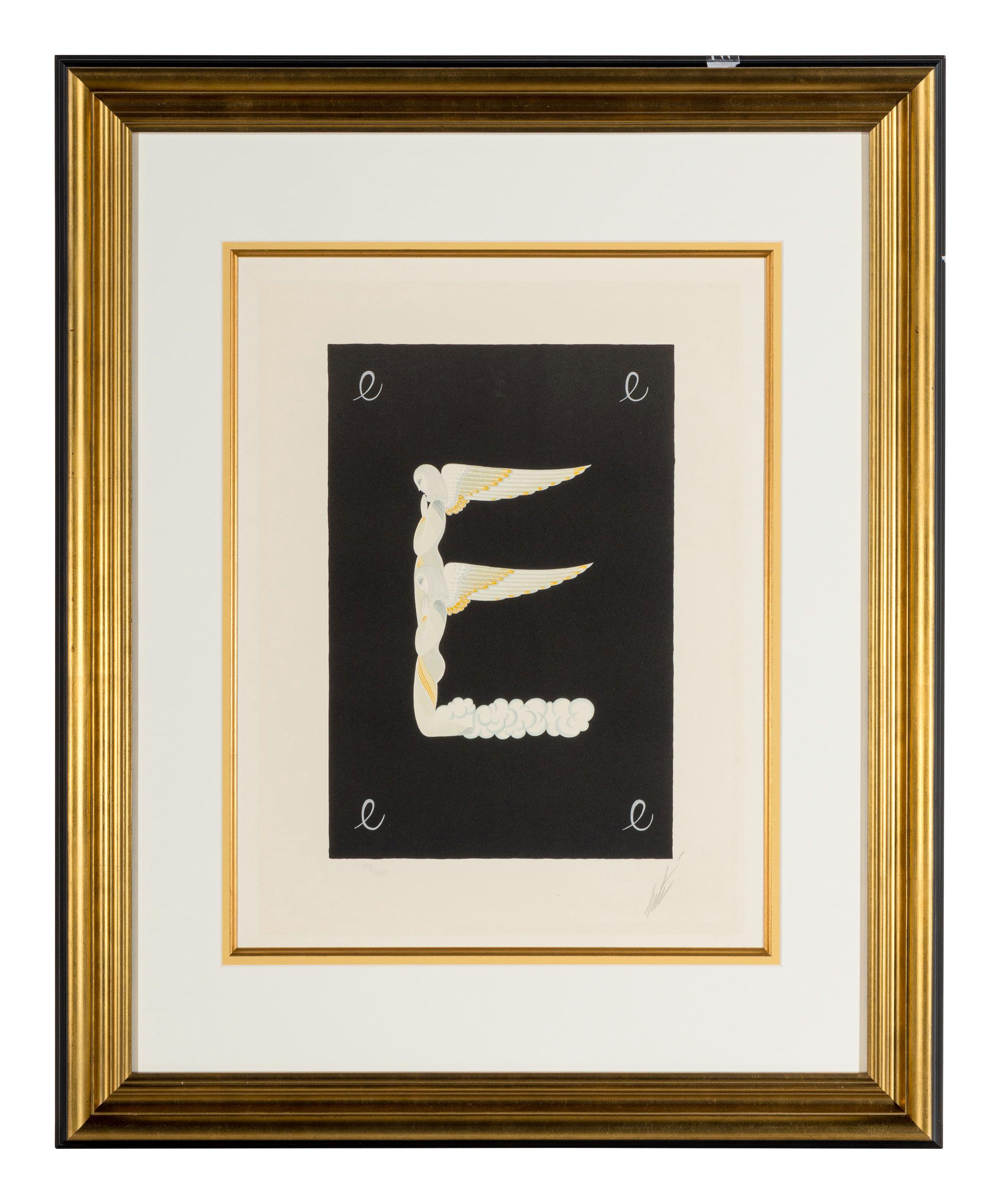 Five Alphabet Lithographs