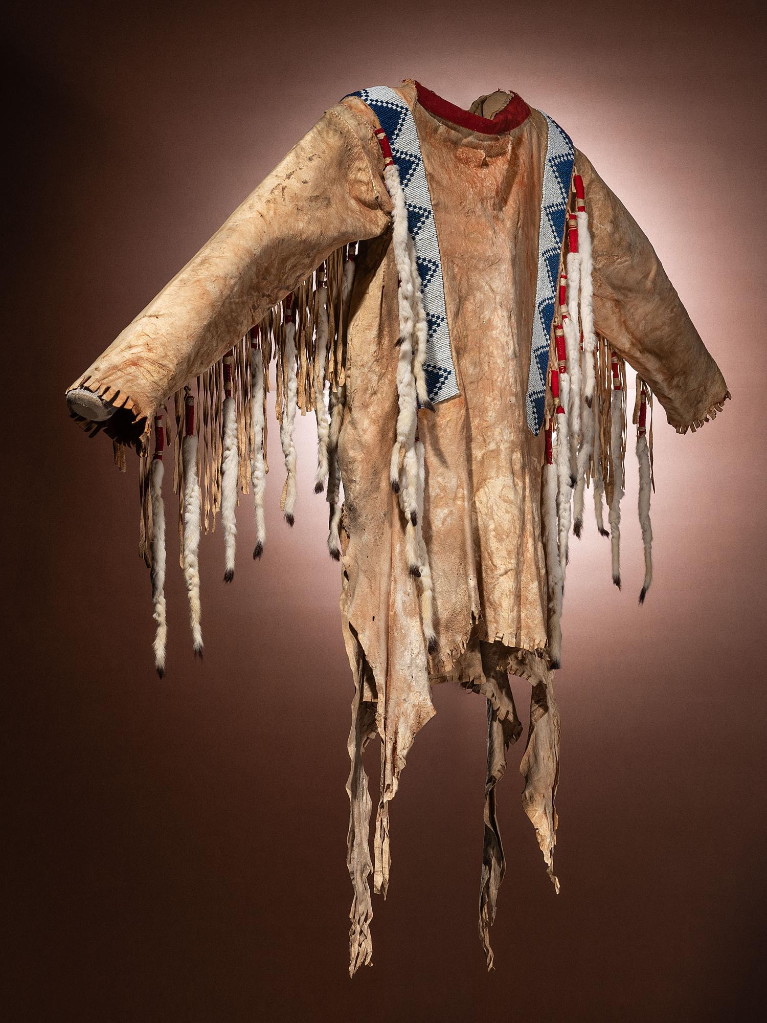 Blackfeet Beaded Hide Shirt