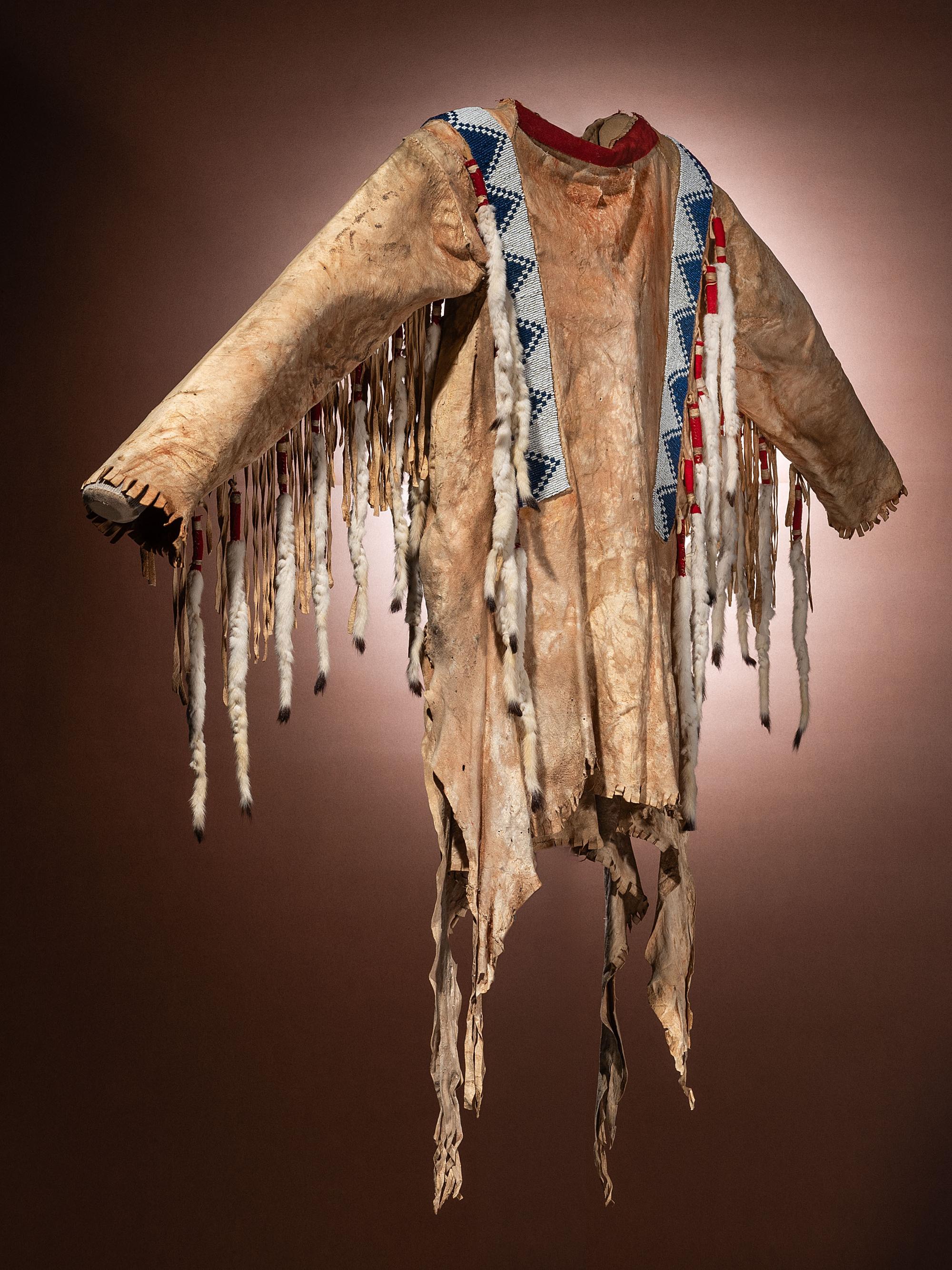 Blackfeet Beaded Hide Shirt