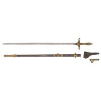 Presentation U.S. Model 1840 Medical Staff Sword of Major John T. Walker - 25th Indiana Infantry, with Fleam Set