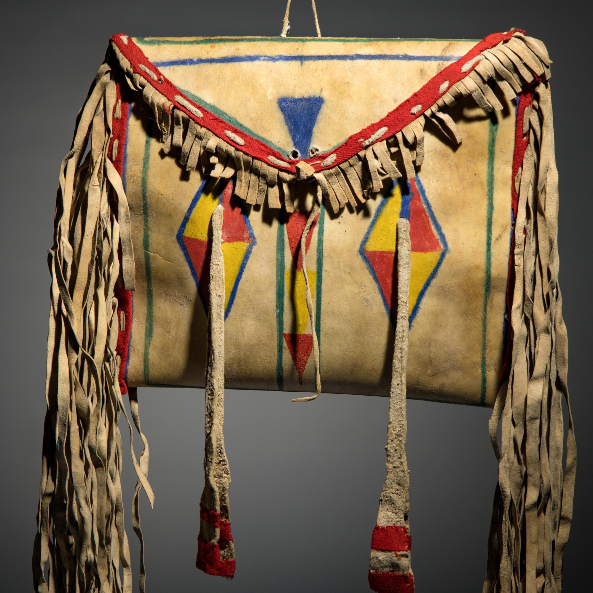 Blackfeet Side-Fringed Parfleche Case