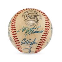 A 1968 Pittsburgh Pirates Team Signed Autograph Baseball Featuring Roberto Clemente (JSA Letter of Authenticity),