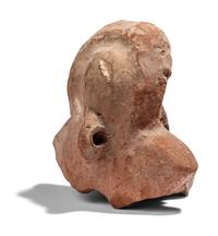 An Egyptian Terracotta Bust of Baubo