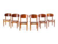 Set of Six Dining Chairs Søborg Møbelfabrik, Denmark