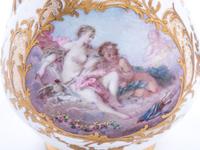 A Sèvres Painted and Parcel Gilt Porcelain Creamer