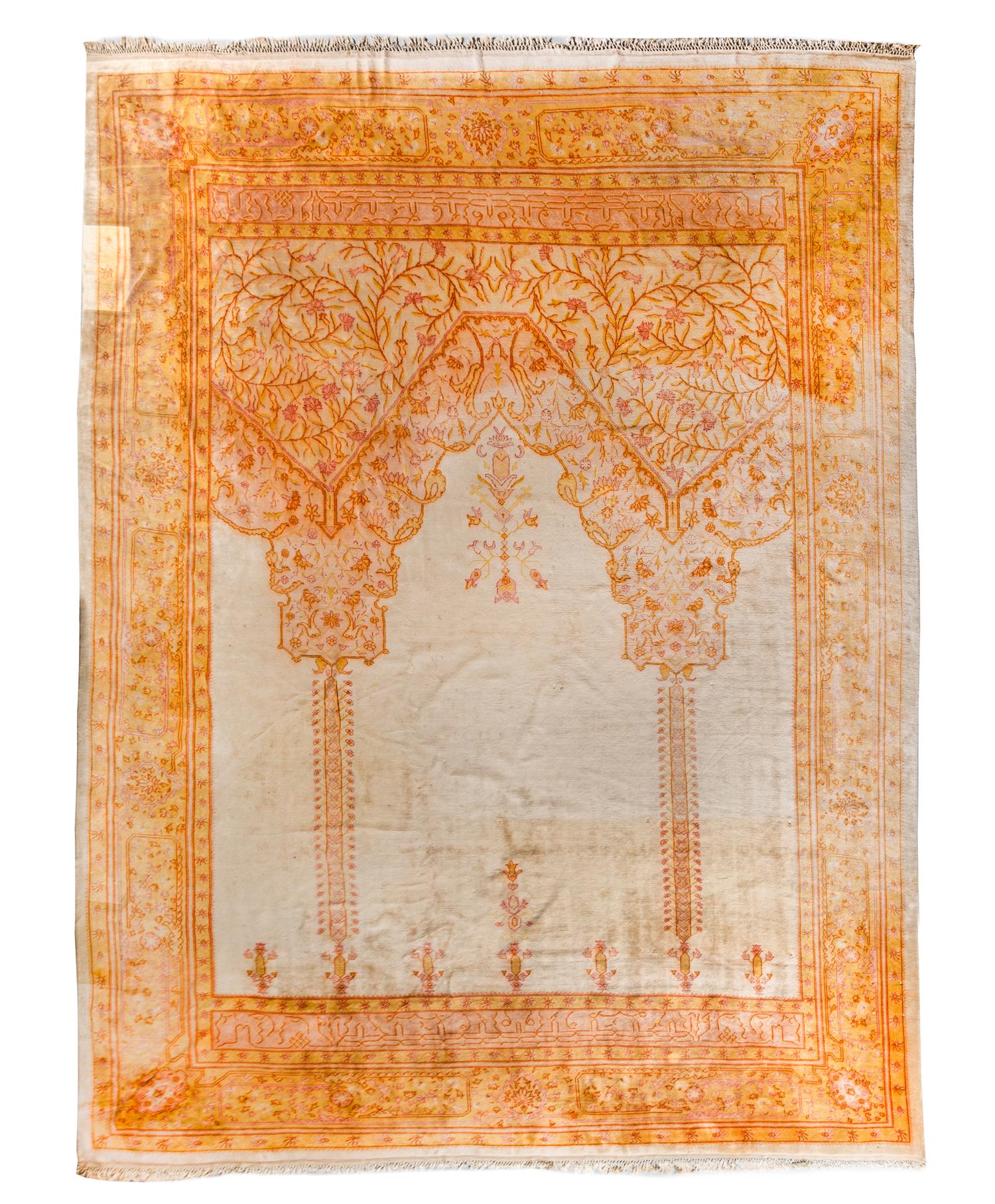 A Hereke Wool Rug