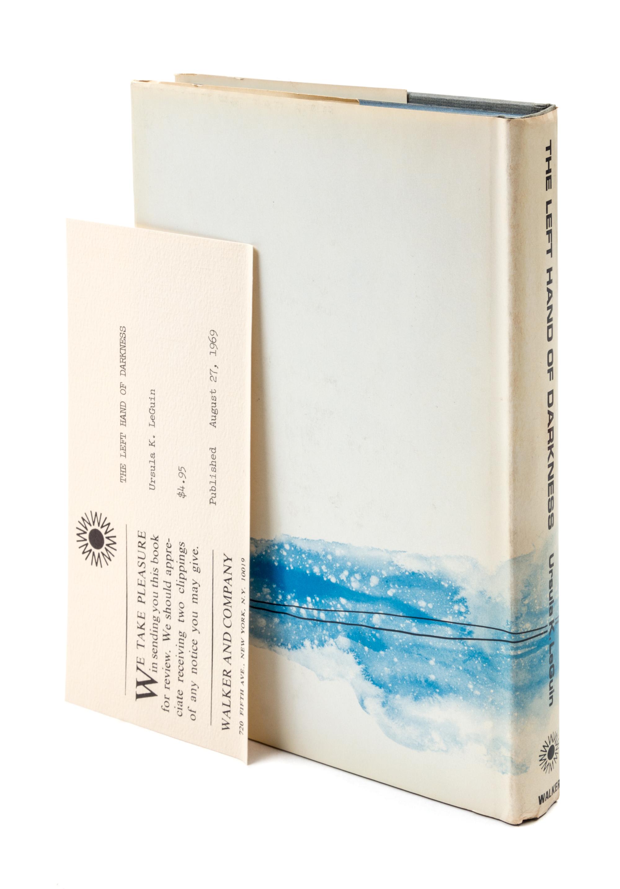 LE GUIN, URSULA K. The Left Hand of Darkness. New York, 1969. First hardcover edition, review copy.