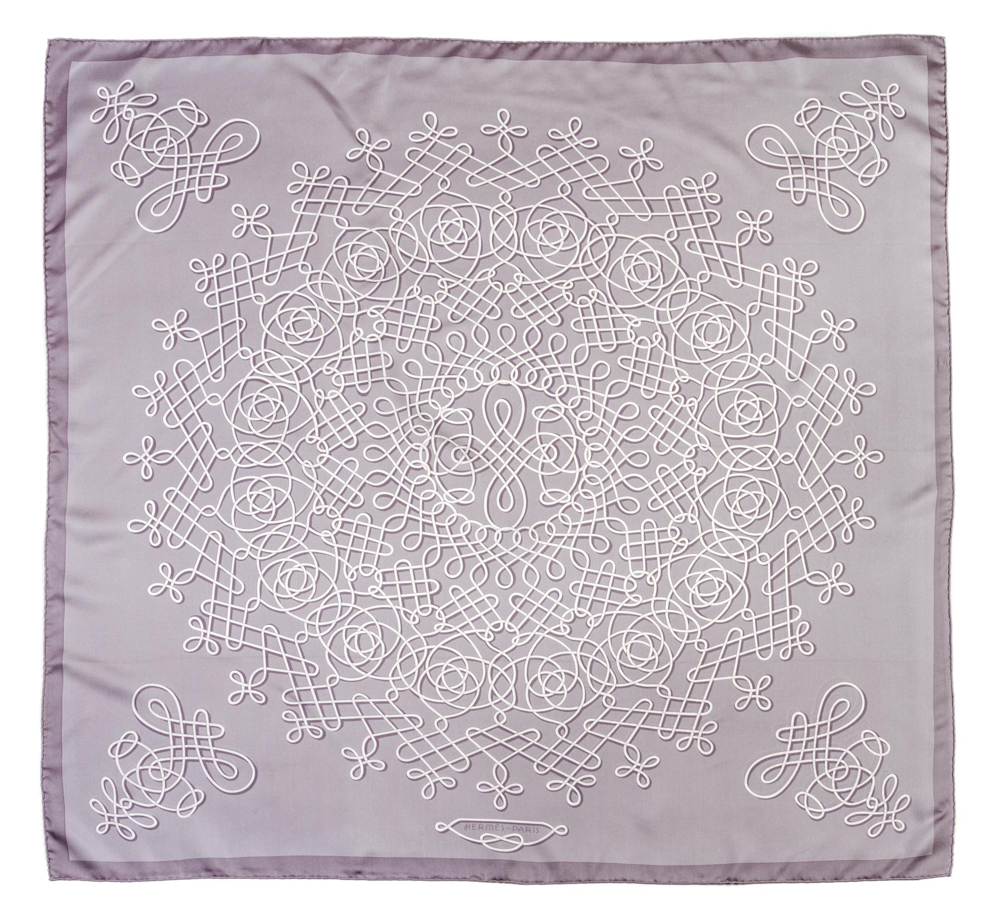 An Hermes Silk Scarf, 35 x 35 inches.