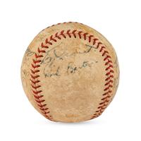 A 1947 Detroit Tigers Team Signed Autograph Baseball