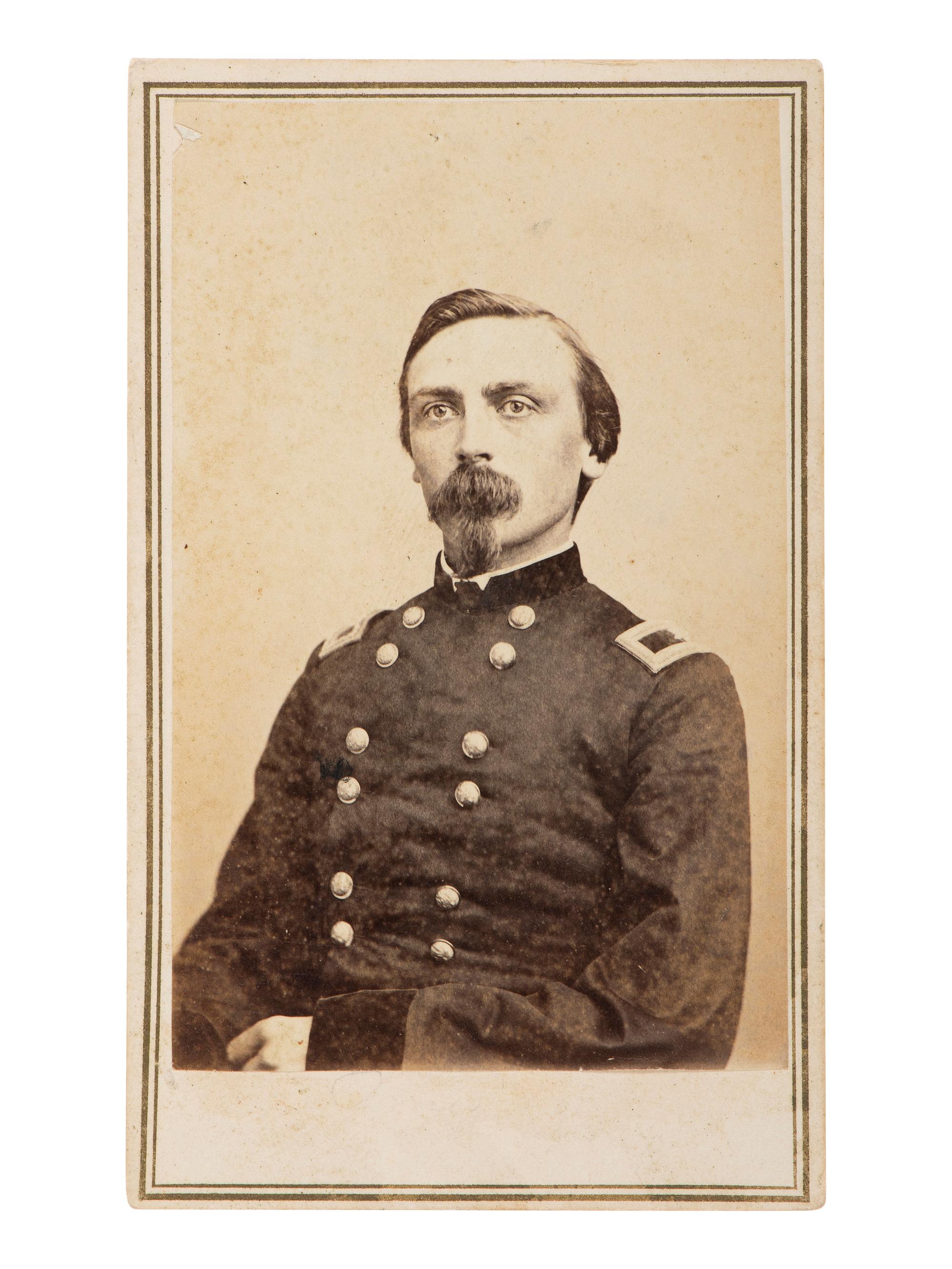 [CIVIL WAR - GETTYSBURG]. CDV of General Adelbert Ames, Congressional Medal of Honor recipient. New York: E. & H. T. Anthony, ca 1864.