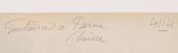 A group of three photographs depicting Swiss scenes ( [Lausanne, Suisse]; Fontaine a Berne (Suisse); Fontaine de Lausanne (Suisse) )