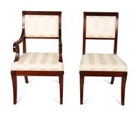 A Set of Six Regency Style Mahogany Dining Chairs — 20th Century