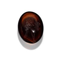 A Neoclassical Glass Paste Intaglio of William Pitt the Elder, 1st Earl of Chatham