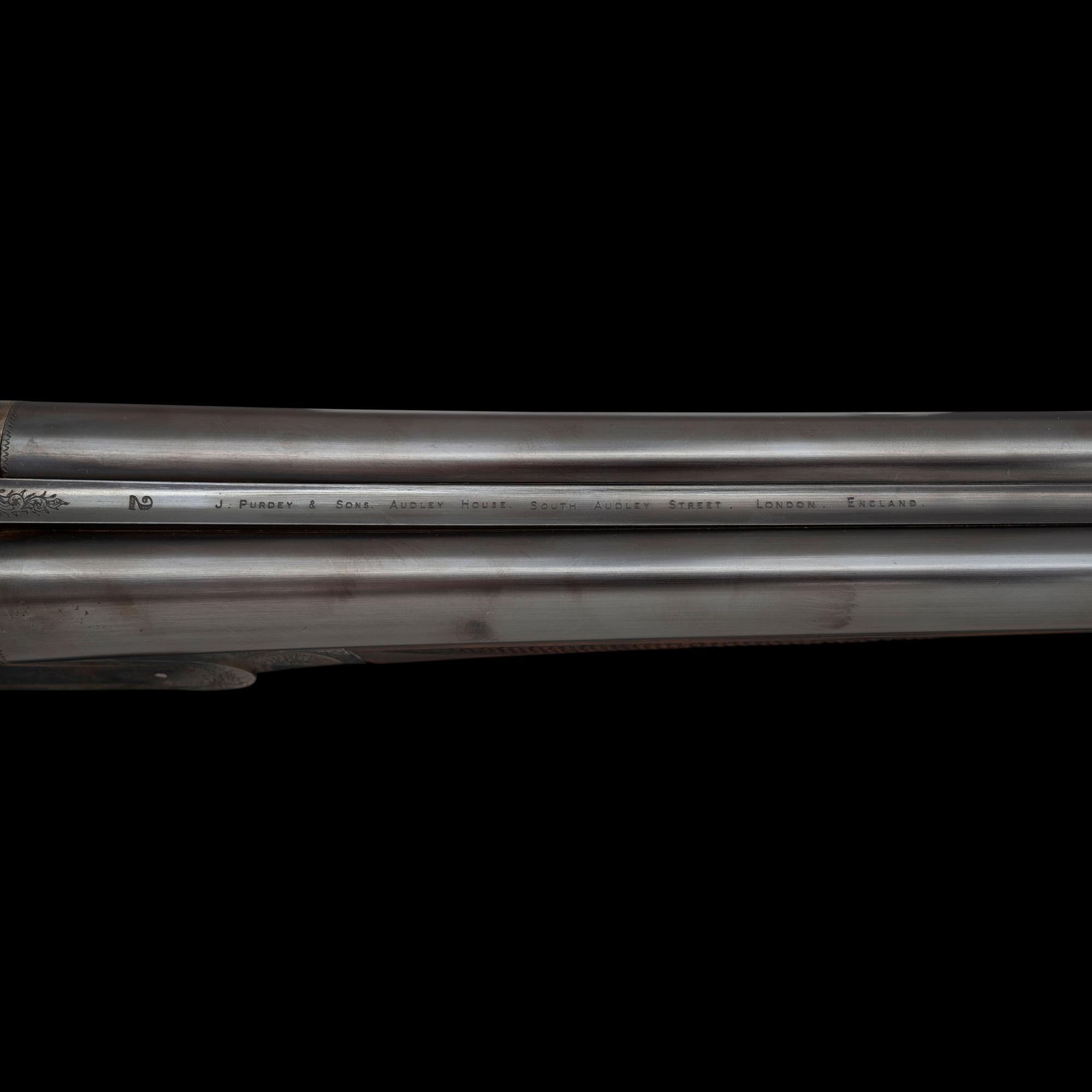 **A Pair of Consecutively Numbered James Purdey & Sons 20 Bore SxS Hammerless Shotguns Made for the Spanish Marquis de Villabragima, in Original Motor Case with Accessories