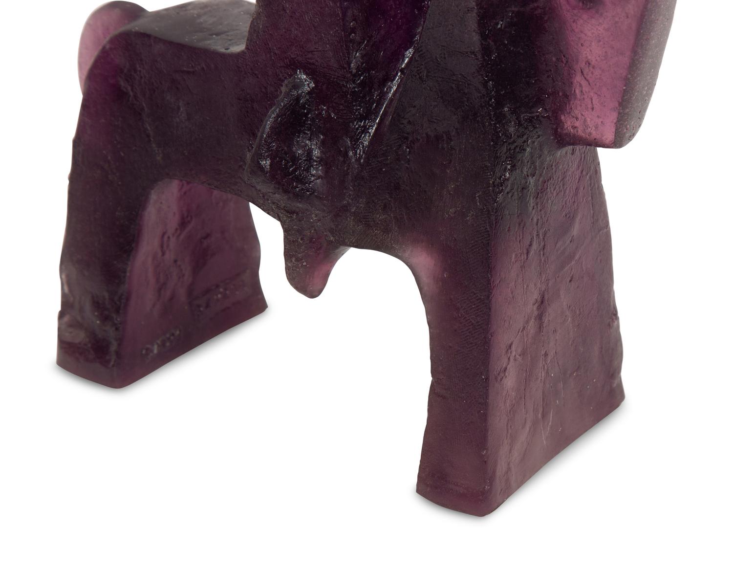 Two Daum Pâte de Verre Sculptures