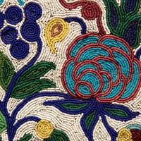 Anishinaabe Beaded Pouch and Strap