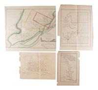 [MAPS & ATLASES]. A large group of 19th century maps, comprising: