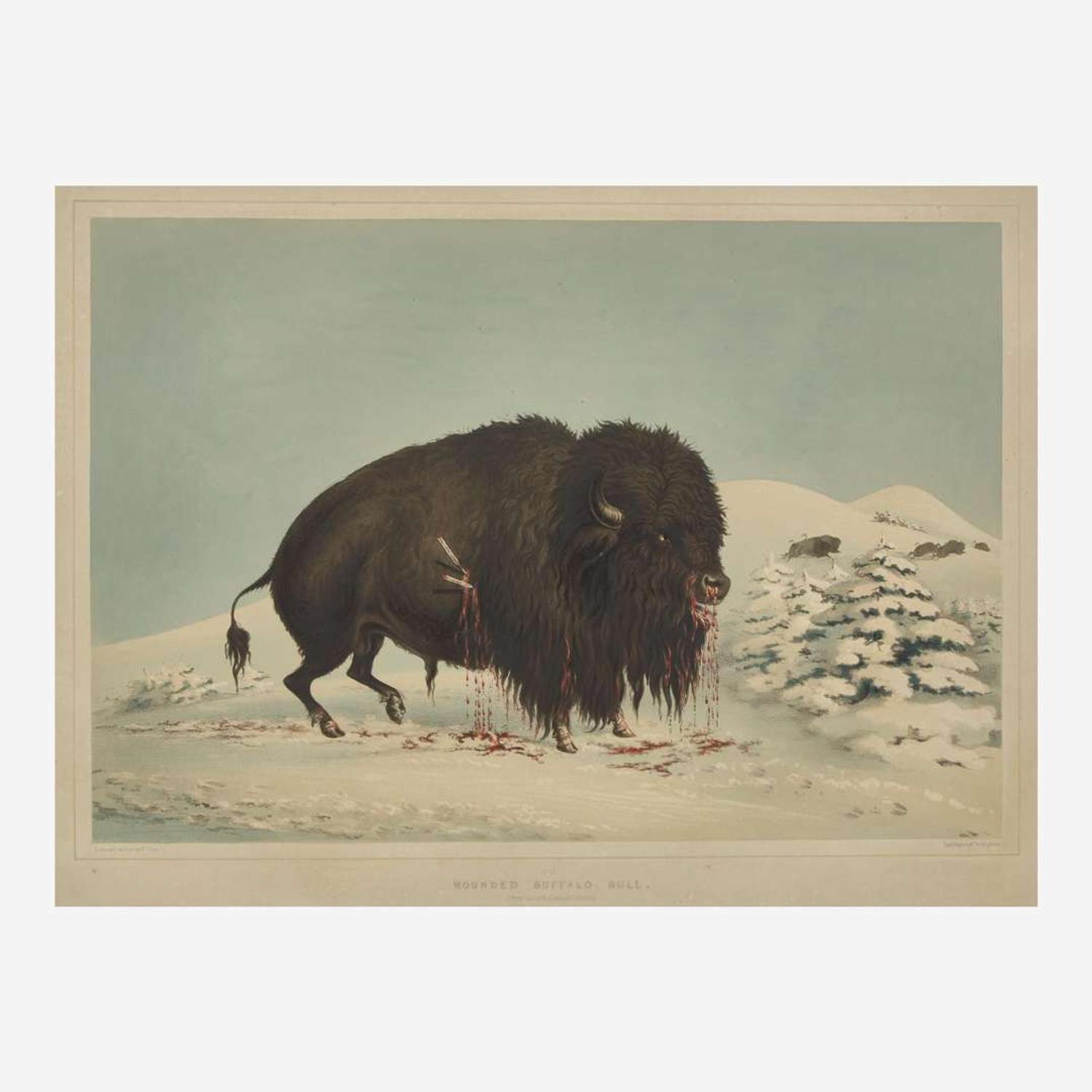 George Catlin (American, 1796-1872) Catlin's North American Indian Portfolio: Hunting Scenes and Amusements of the Rocky Mountains and Prairies of America