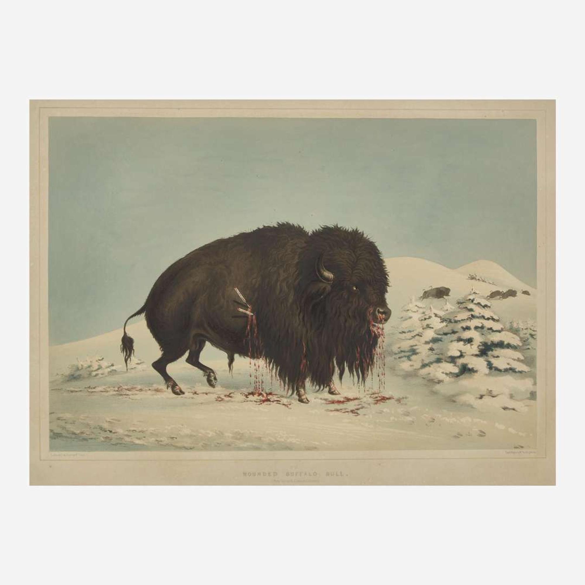 George Catlin (American, 1796-1872) Catlin's North American Indian Portfolio: Hunting Scenes and Amusements of the Rocky Mountains and Prairies of America
