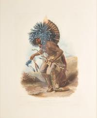 A Group of seven reproduction Karl Bodmer prints, comprising: