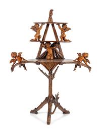 A Venetian Carved Walnut "Fantasy" Table