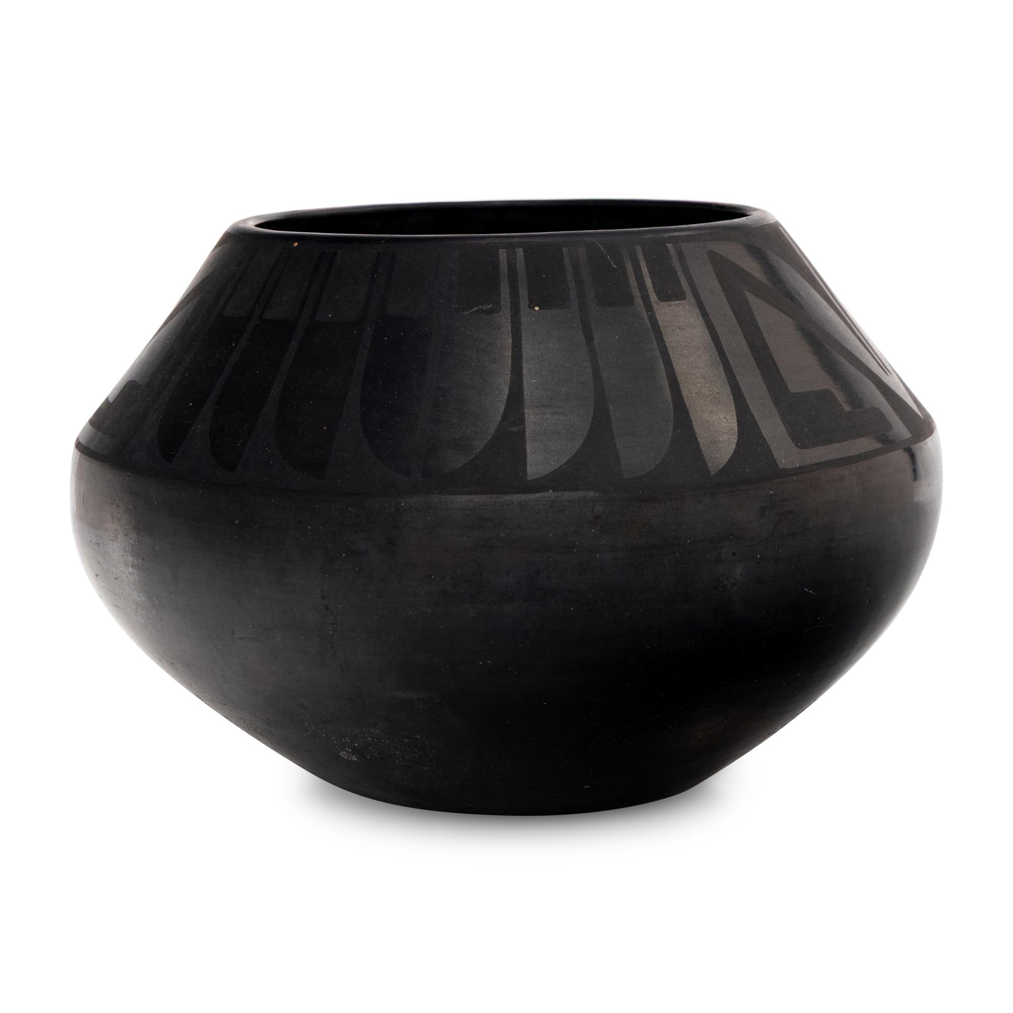 Blackware Pottery Jar 1923-1925
