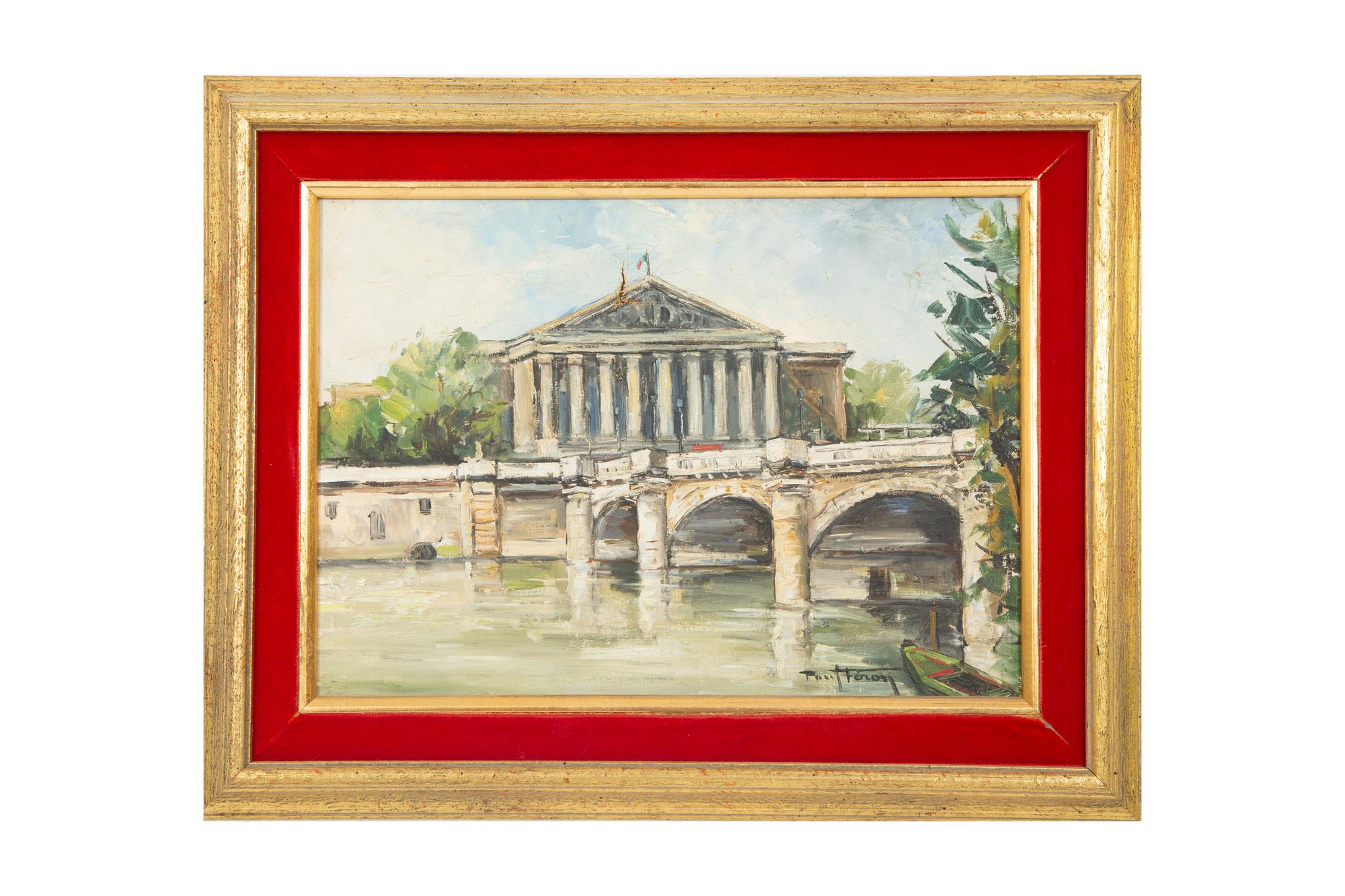 Eighteen Parisian Street Scene Paintings