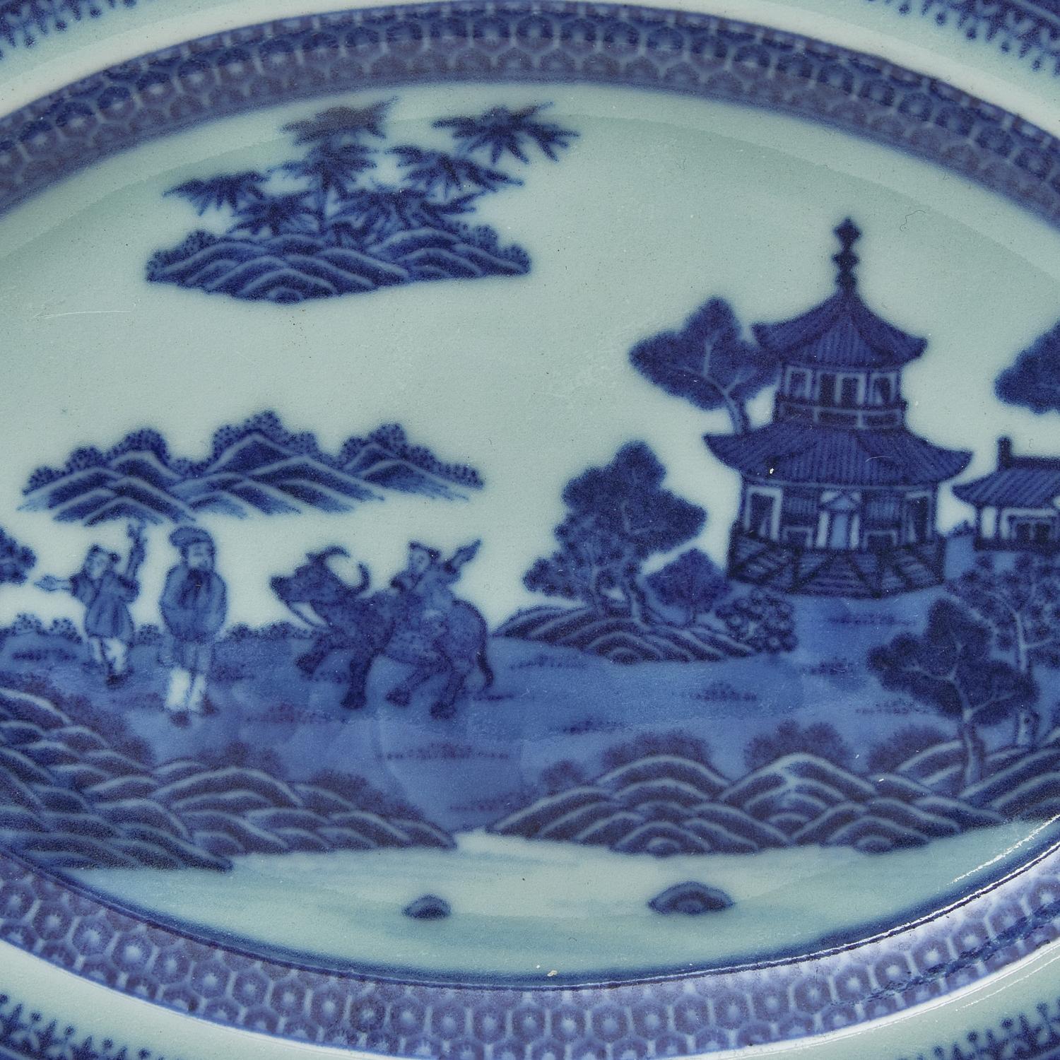 Three Chinese Export Porcelain Nanking Dishes