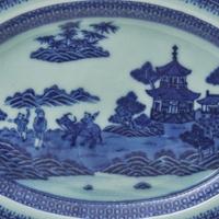 Three Chinese Export Porcelain Nanking Dishes