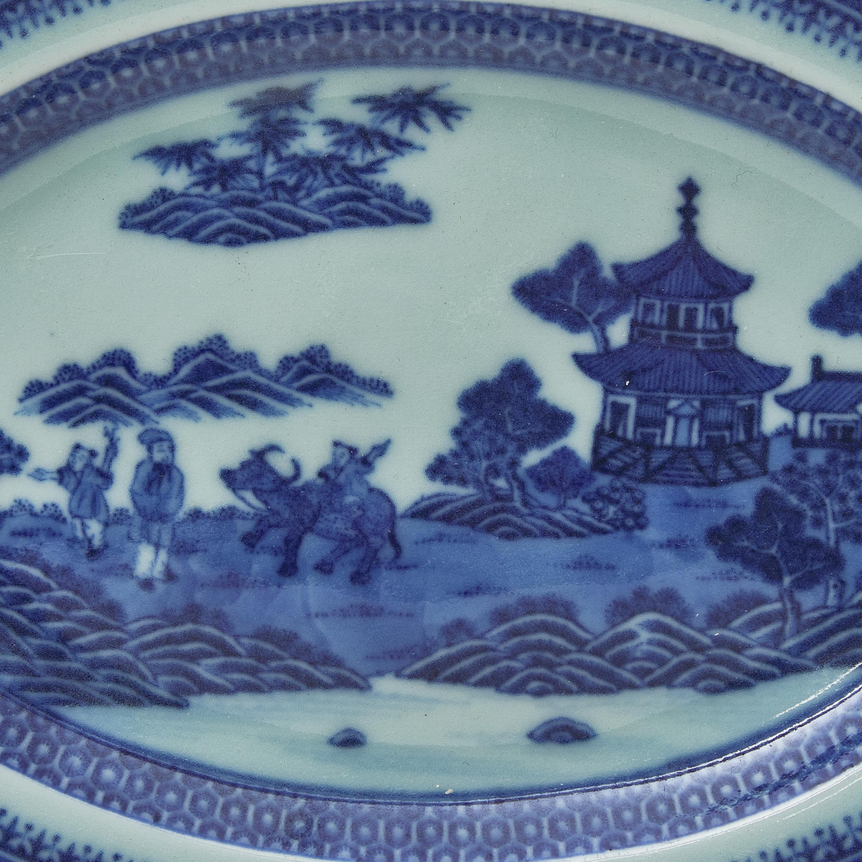 Three Chinese Export Porcelain Nanking Dishes