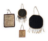 Plateau Beaded Flat Bags, Spring Flowers