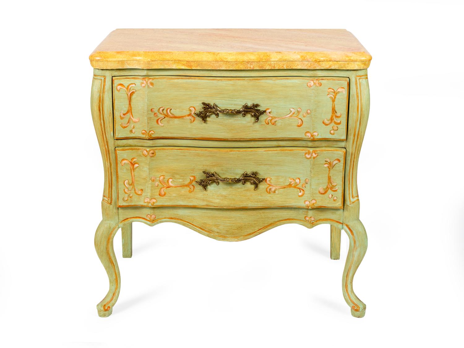 A Rococo Style Painted Side Table — 20TH CENTURY
