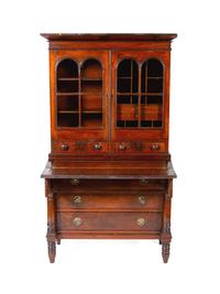 An American Empire Mahogany Secretary Desk — 19TH CENTURY