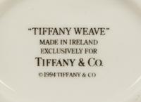 A Group of Six Tiffany and Company Tiffany Weav e Porcelain — 20TH/21ST CENTURY