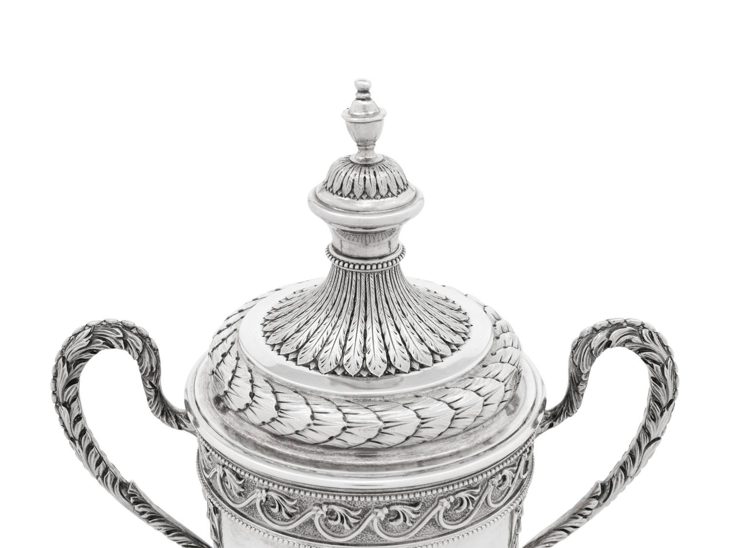An English Silver Cup and Cover