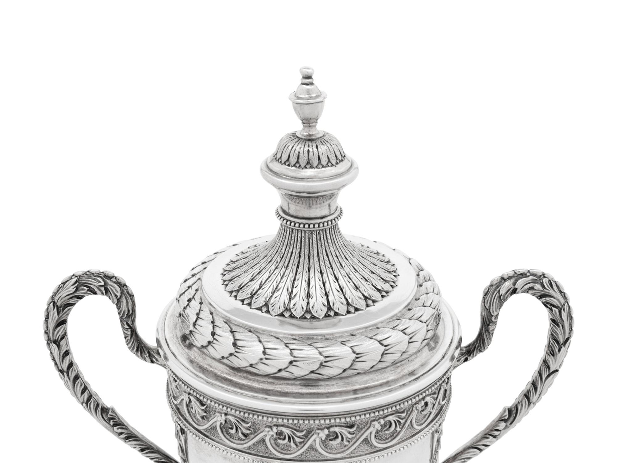 An English Silver Cup and Cover