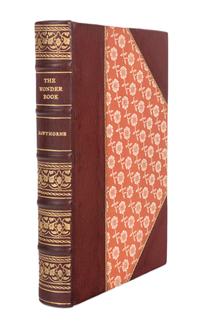 [MOUNTENEY BINDING]. HAWTHORNE, Nathaniel (1804-1864). Wonder Book for Girls and Boys. Walter Crane, illustrator. Boston: Houghton MIfflin & Company, 1892.