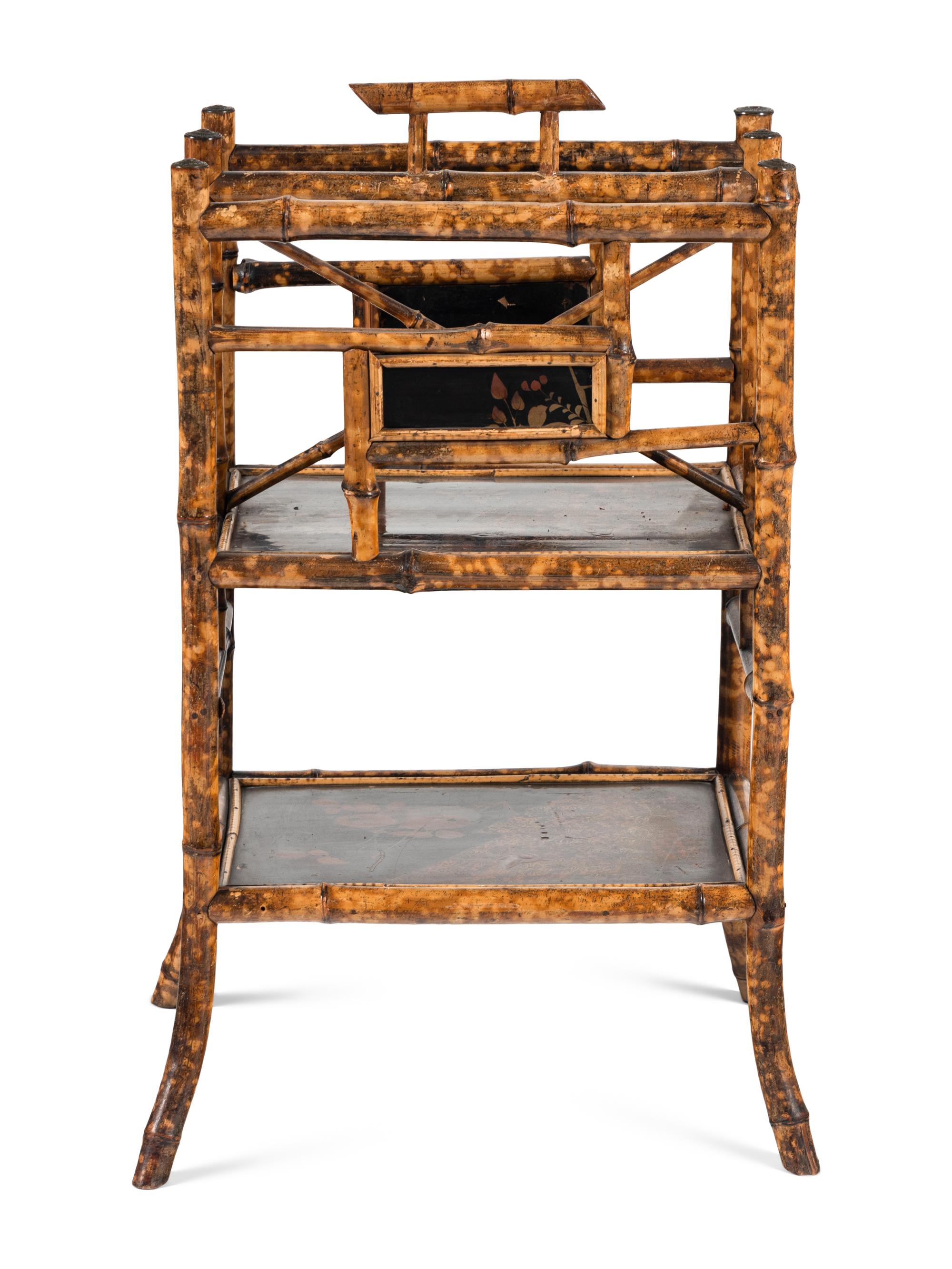 A Victorian Bamboo Canterbury