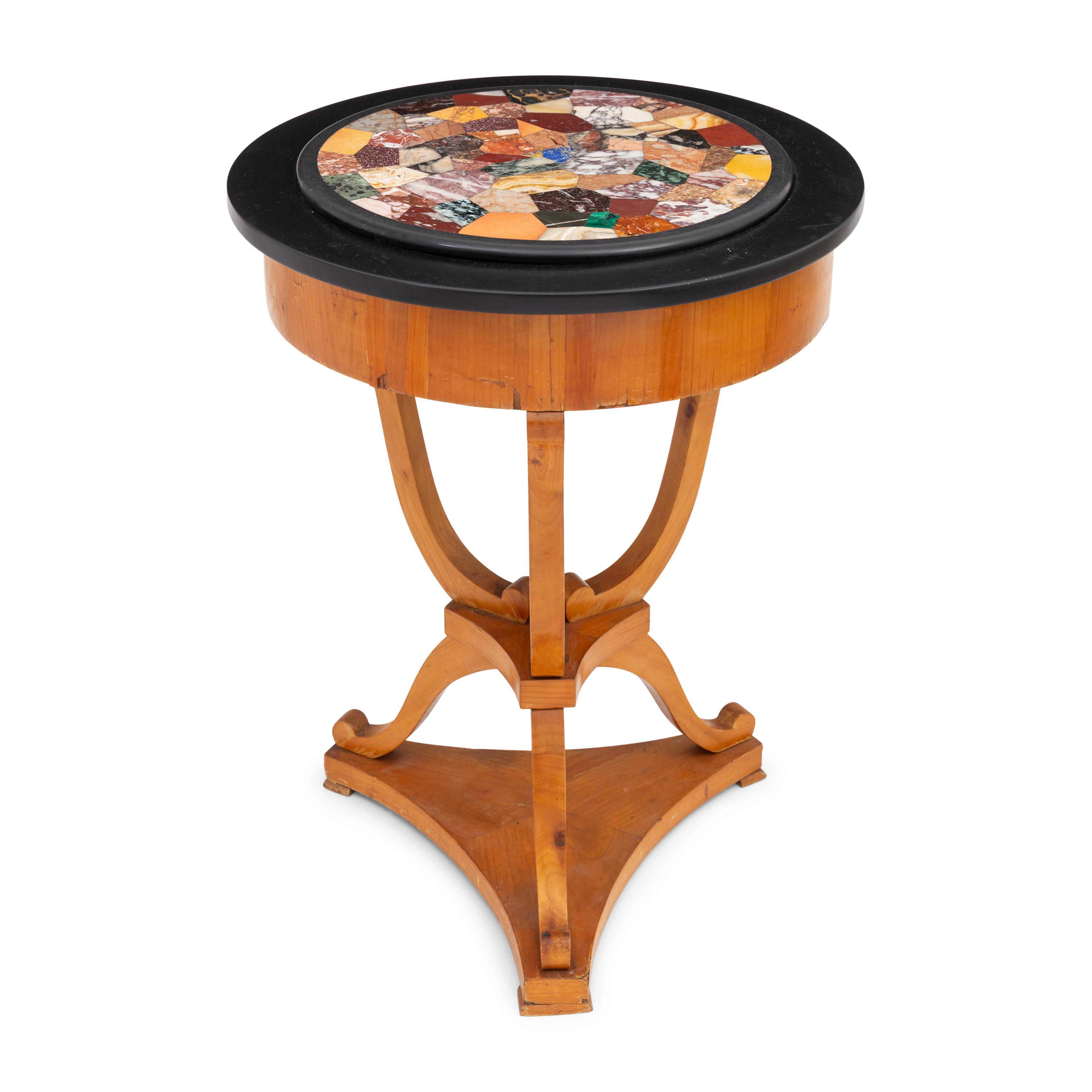 A Biedermeier Jardiniere on Stand